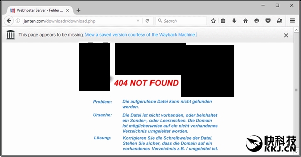 FireFox取消“404该网页无法显示”：网页存档快照取代